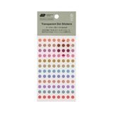 Hobonichi TSUKI no IRO: Transparent Dot Stickers 6mm