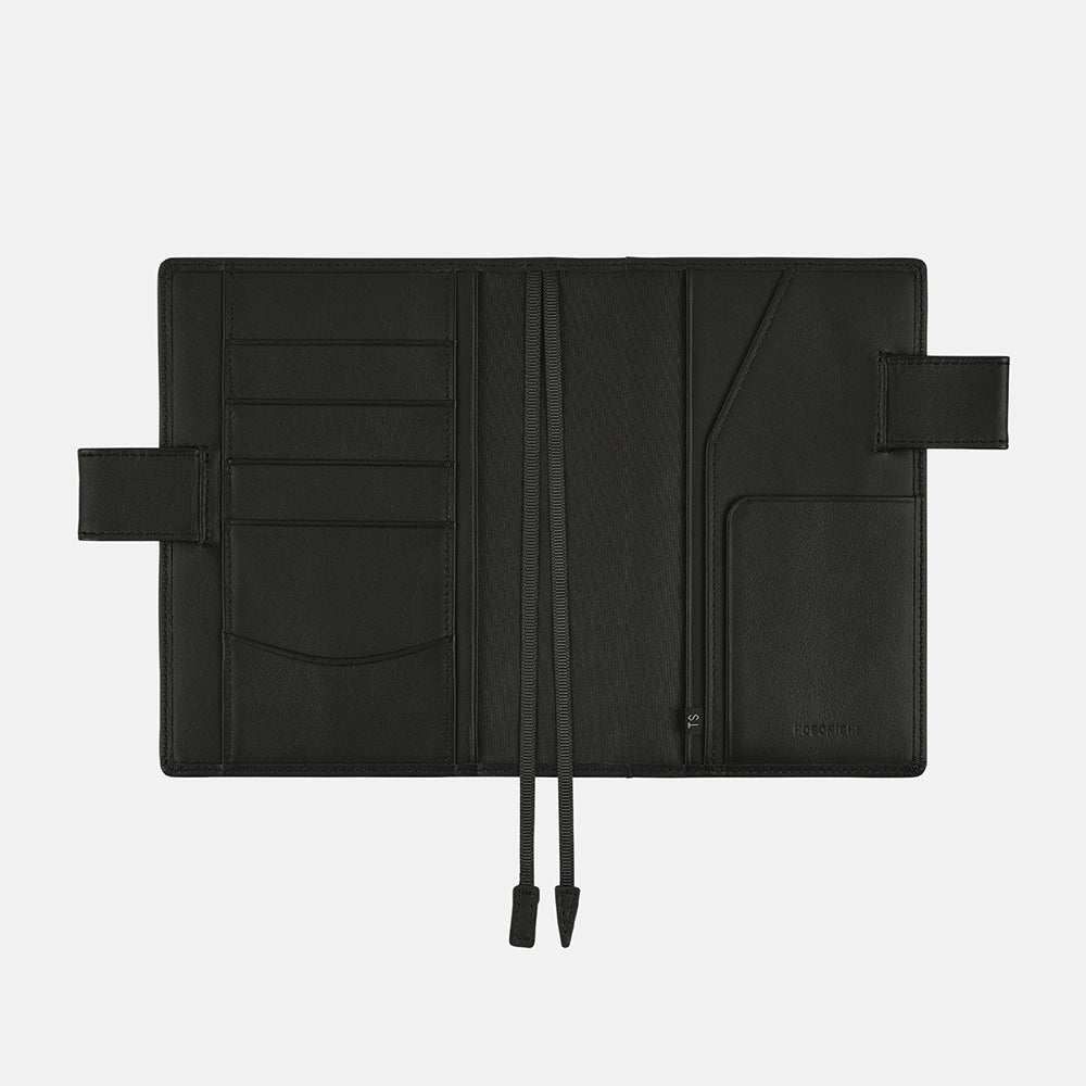 Hobonichi Techo A6 Cover Leather: TS Basic - Black