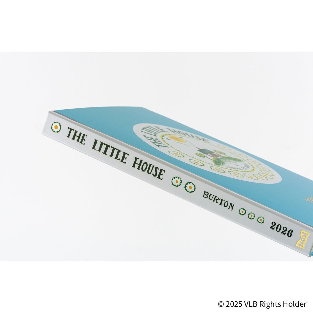 Hobonichi Virginia Lee Burton: The Little House ENG A5 Jan Start HON  Book titled 'The Little House' with decorative elements on a white background