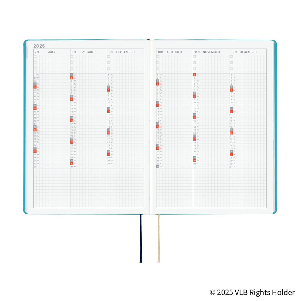 Hobonichi Virginia Lee Burton: The Little House ENG A5 Jan Start HON 