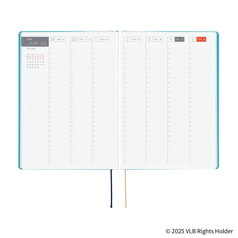 Hobonichi Virginia Lee Burton: The Little House ENG A5 Jan Start HON 