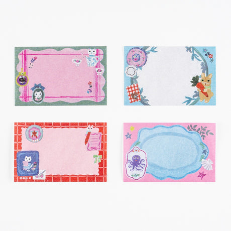 Hobonichi Yumi Kitagishi: Sticky Note Roll - White Cat’s Table Decorations