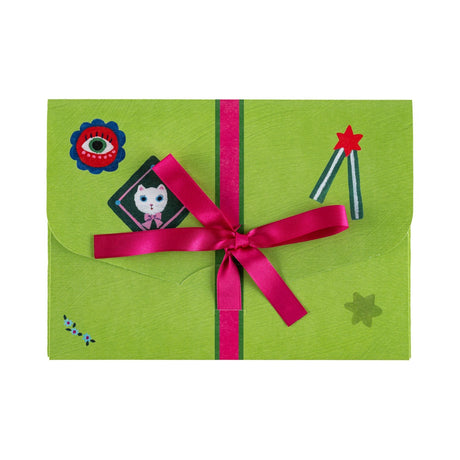 Hobonichi Yumi Kitagishi: White Cat’s Mini Folder