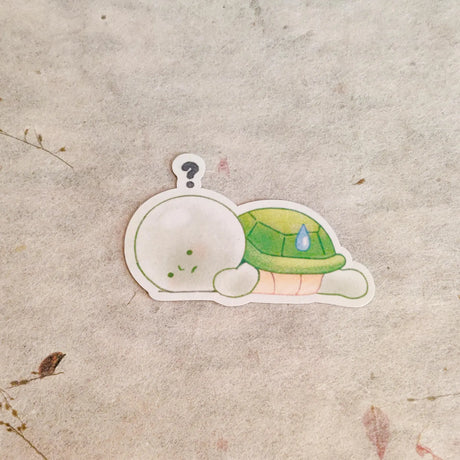 This is a glossy vinyl die-cut paper sticker with holographic features, illustrated and made in-house by me. It's waterproof and ideal for decorating hard surfaces like laptops, water bottles, and phone cases, adding a cute touch to your belongings.&nbsp;

Material: premium glossy waterproof vinyl