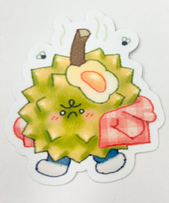 This is a glossy vinyl die-cut paper sticker, illustrated and made in-house by me. It's waterproof and ideal for decorating hard surfaces like laptops, water bottles, and phone cases, adding a cute touch to your belongings.

Material: premium glossy waterproof vinyl