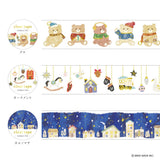 From the popular "HOKKORI LIFE" series, a new winter-like design is now available!
When used together in the series, the winter deco is even more exciting.

Mindwave's clear tape is finished with a matte finish that blends well with paper so that it is easy to use for decoration on notebooks and other items.

Since it is a transparent material, it is recommended to layer it on top of paper material or stickers.
Because it is made of PET material, it is resistant to water and has excellent durability,
so it 