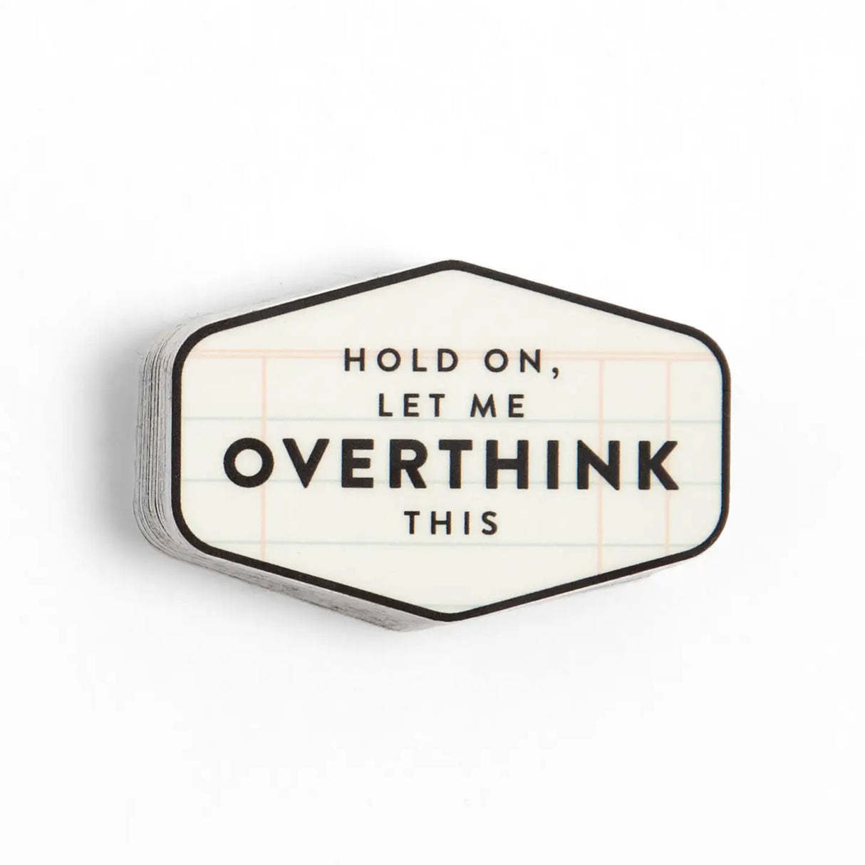 Introducing our Hold On, Let Me Overthink This Decal Sticker—a must-have for every overthinker! This playful sticker captures those moments when you need extra time to ponder life’s dilemmas. Perfect for your laptop or planner, it’s a lighthearted reminder that it’s okay to take your time. It also makes a great gift for friends who share your overthinking tendencies—because who doesn’t appreciate a little humor? Embrace your unique thought process and let the world know: sometimes, you just need to pause an