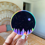 Holographic Night Sky Sticker