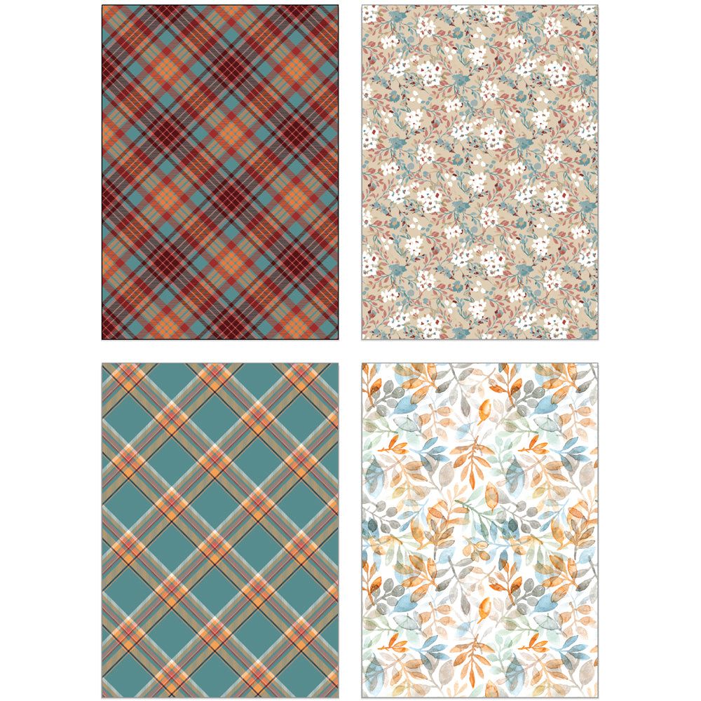 Honey Bee Stamps - Homestead Harvest Paper Pad 6x8.5 - 24 Double-Sided Sheets