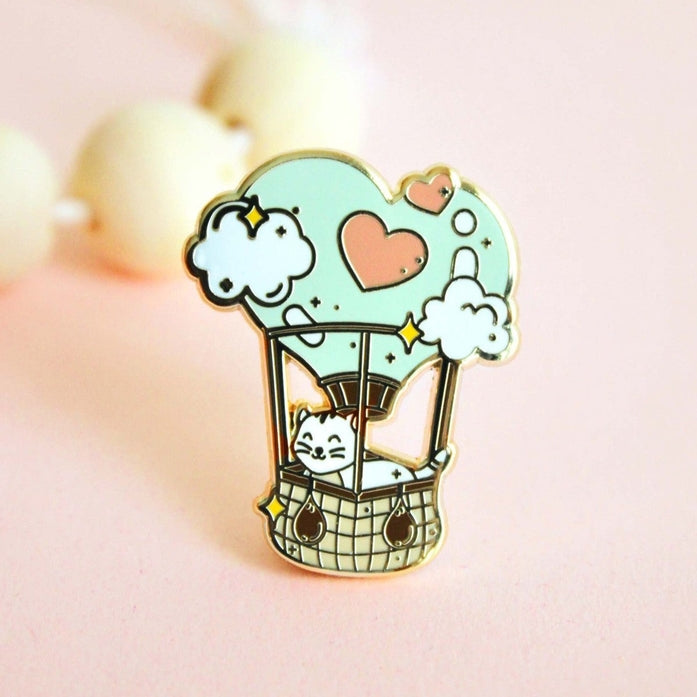 Hot Air Balloon Enamel Pin