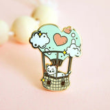 Hot Air Balloon Enamel Pin