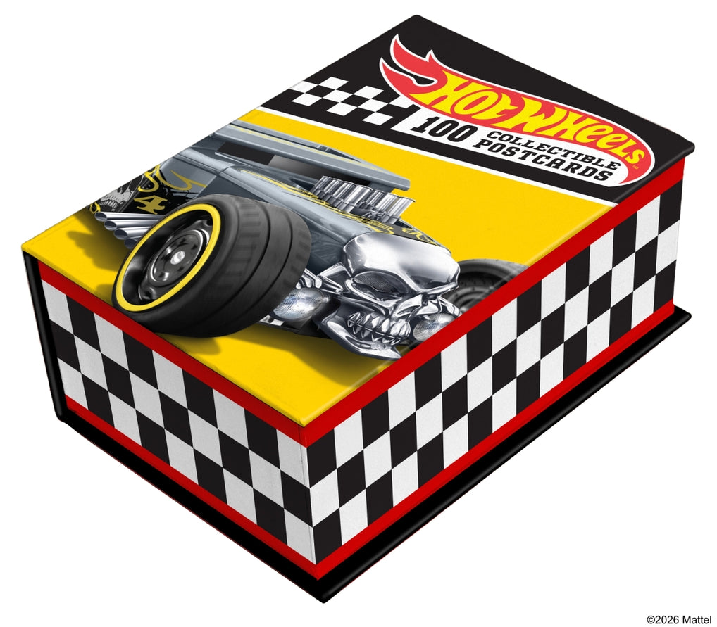 Hot Wheels Postcard Box - 100 Collectible Postcards