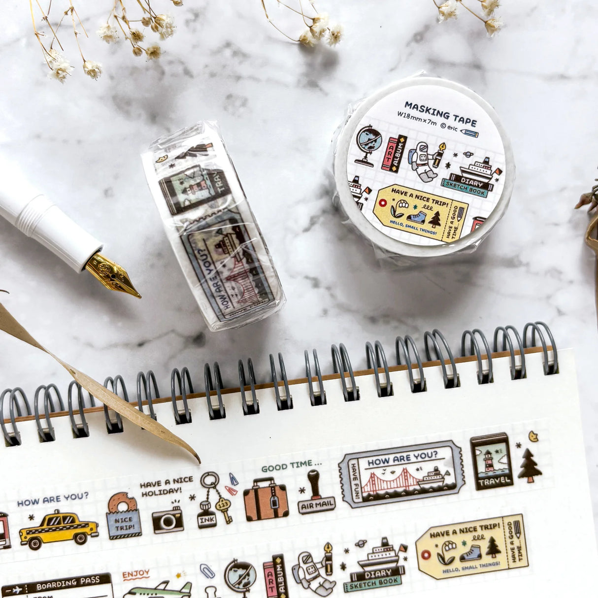 [Houston Exclusive] eric x CTFJ / Washi Tapes - Have a Nice Trip!