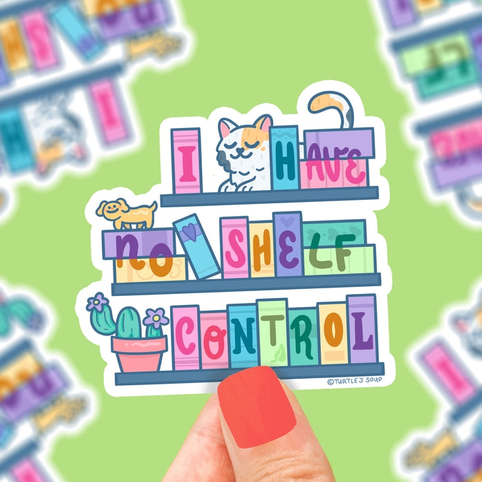 No Shelf Control Sticker – The Paper Narwhal No Shelf Control Sticker – The Paper Narwhal
