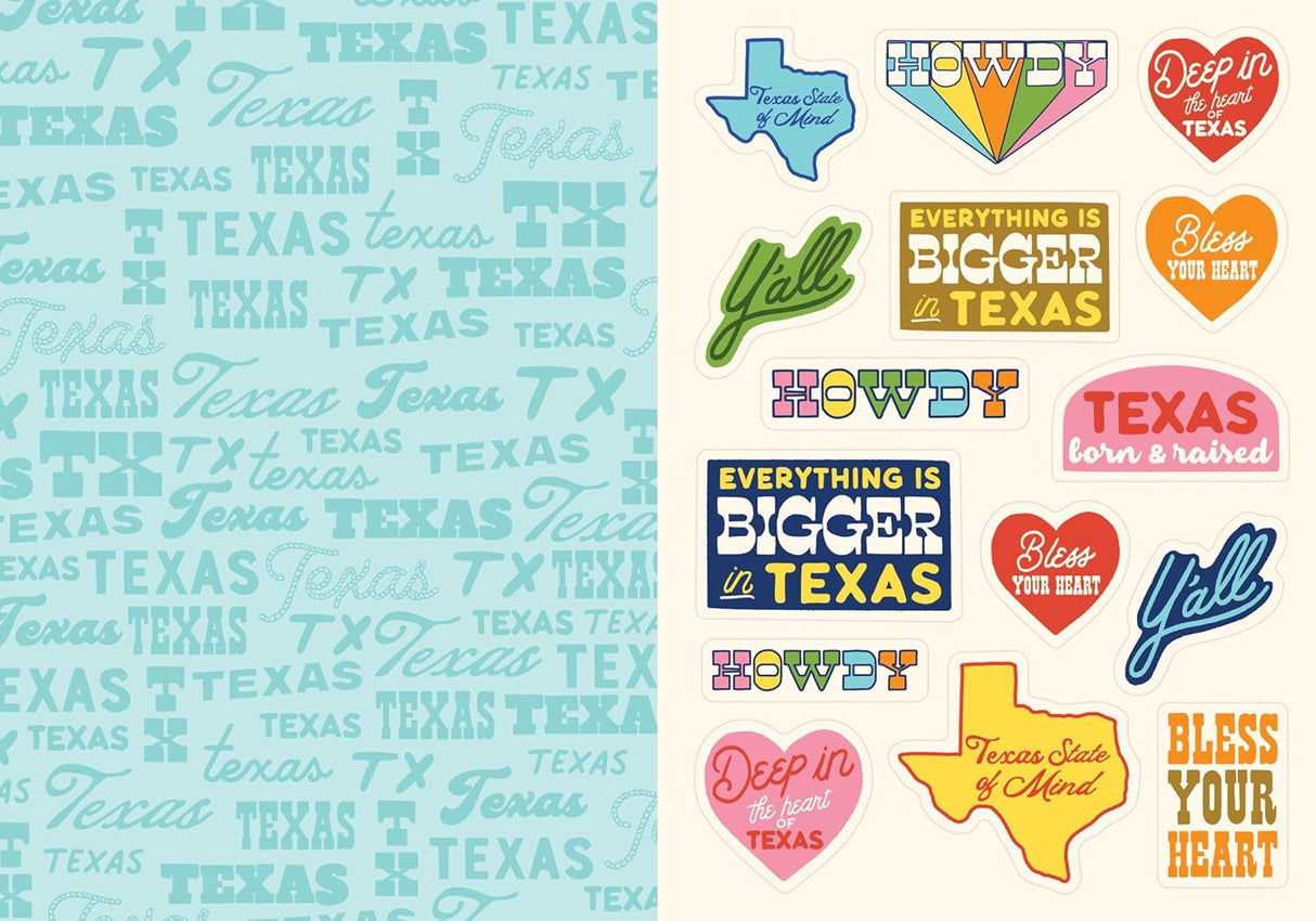 I Love Texas Sticker Book