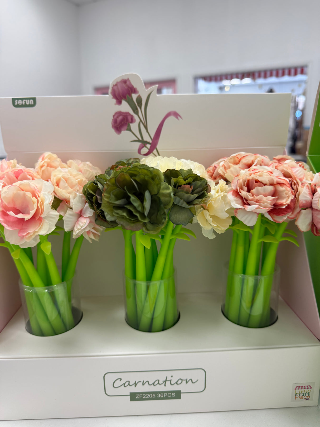 Carnation Flower Gel Pen