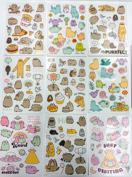Pusheen The Cat Variety Pack (100+ Sticker)