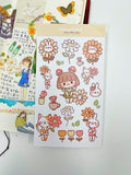 Sweet Flowers Sticker Sheet