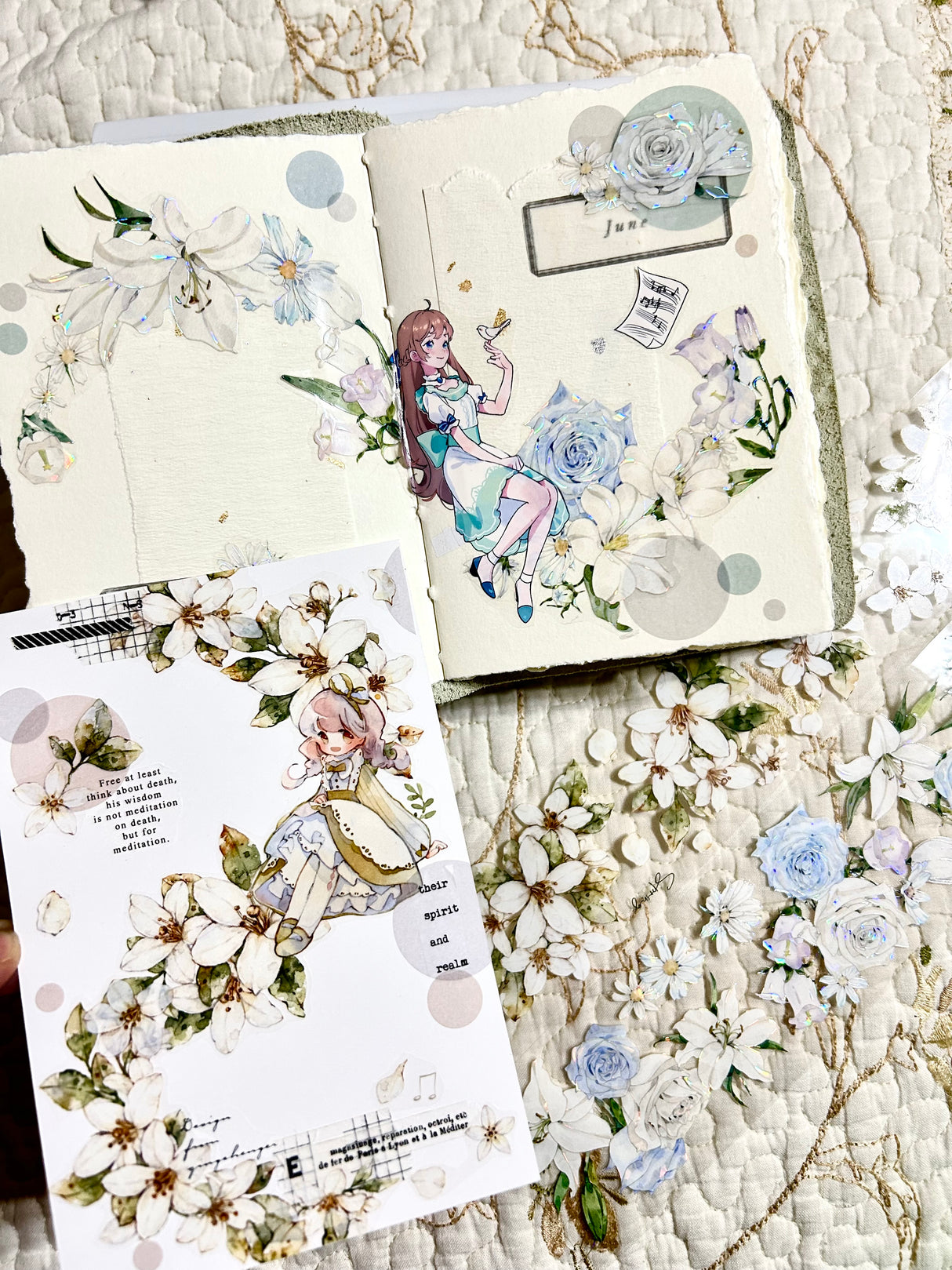 Circular Layout PET Tape Collage with Judy from Tokubetsumemori