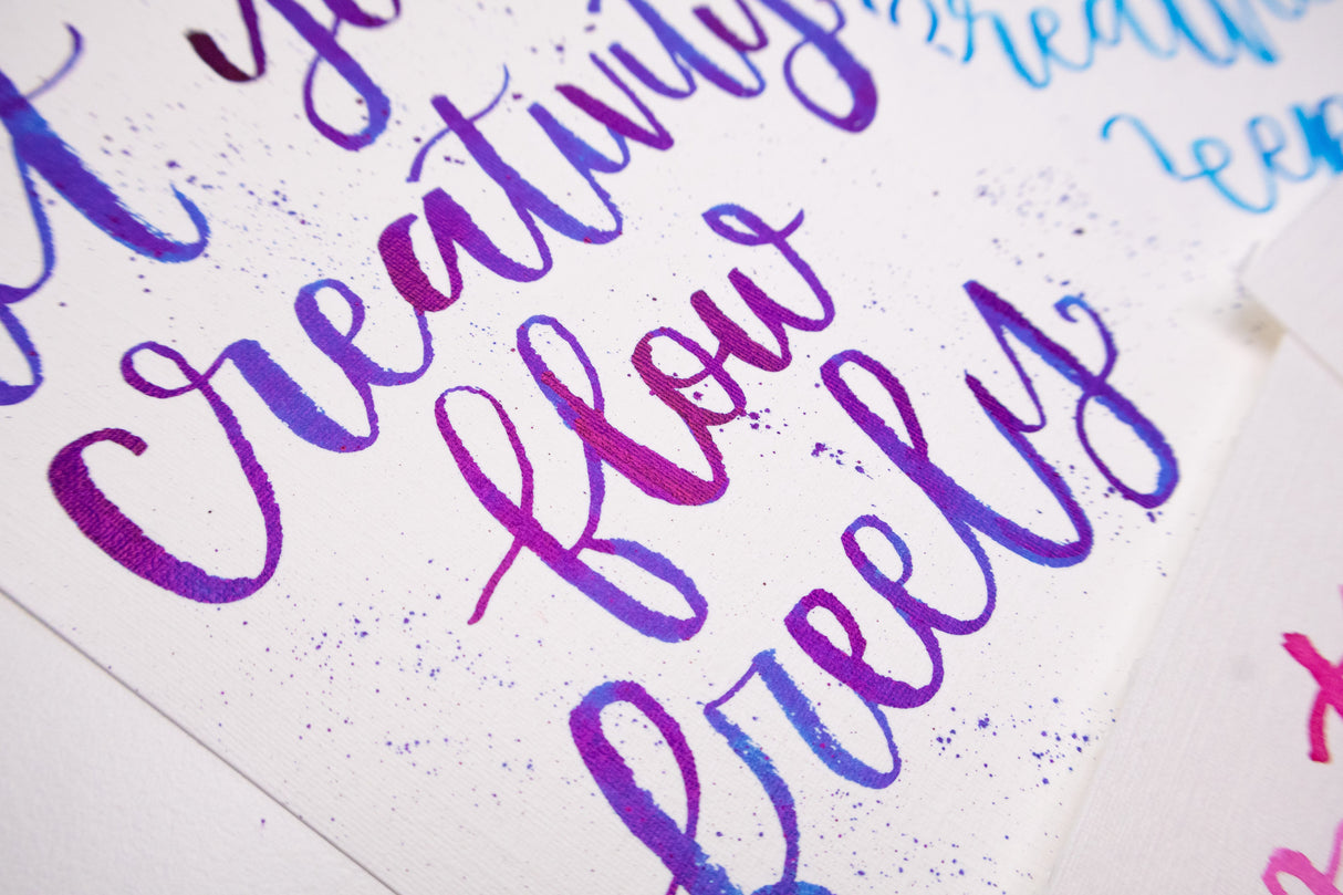 Fountain Ink Brush Lettering with Emily Solis