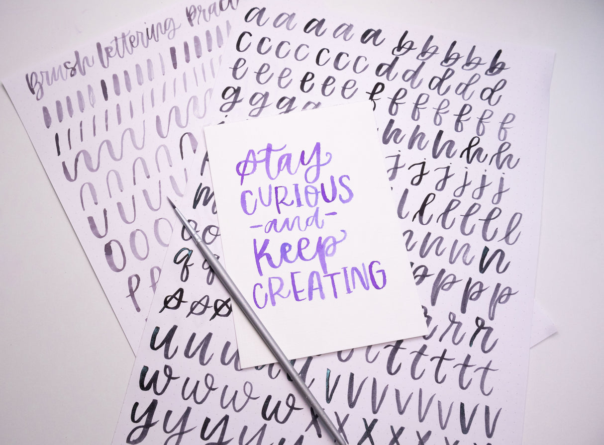 Fountain Ink Brush Lettering with Emily Solis