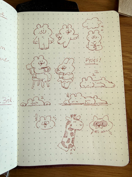 Character Doodling with Leika Ikuma from Kumakun Studio