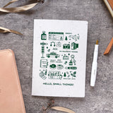 [Houston Exclusive] Sutenai 100% Recycled Washi Paper Notebook - Plain A5