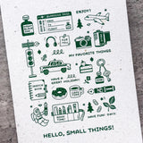 [Houston Exclusive] Sutenai 100% Recycled Washi Paper Notebook - Plain A5