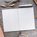 [Houston Exclusive] Sutenai 100% Recycled Washi Paper Notebook - Plain A5