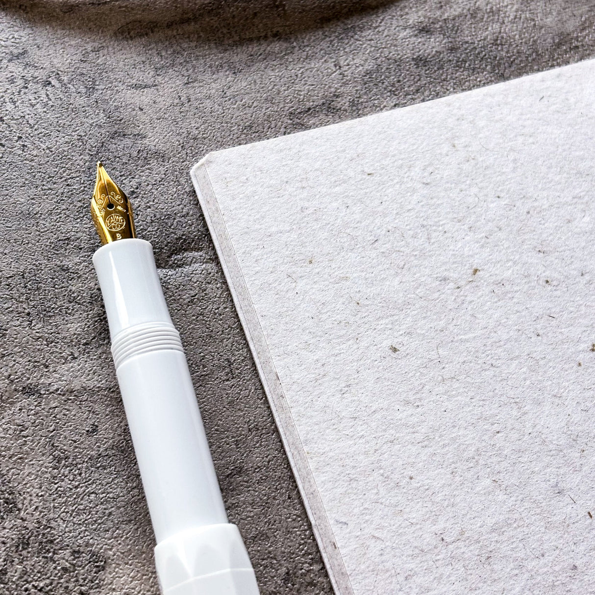 [Houston Exclusive] Sutenai 100% Recycled Washi Paper Notebook - Plain A5