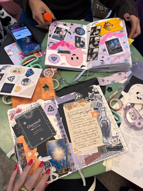 Full Moon Manifestation Junk Journaling with Meagan Mahaffy from art gurl