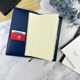 Girologio Hobonichi Weeks Slim Leather Cover - Navy Blue