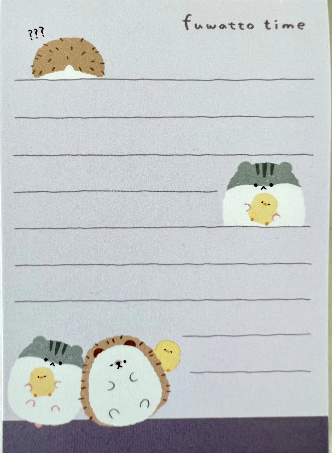 Hamster & Hedgehog Mini Notepad