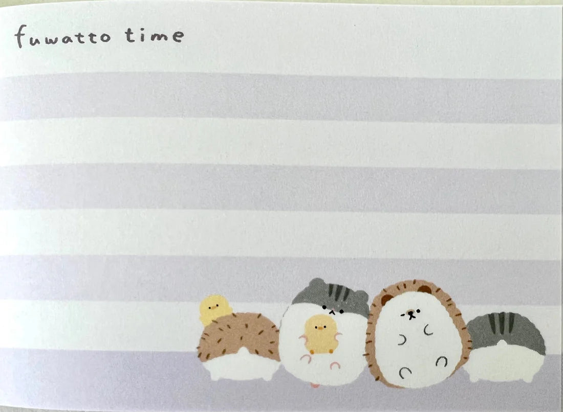 Hamster & Hedgehog Mini Notepad