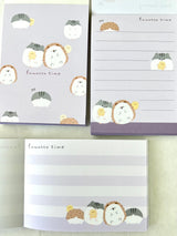 Hamster & Hedgehog Mini Notepad