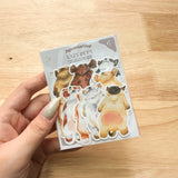 PaperaicaShop Lazy Pups Sticker Pack