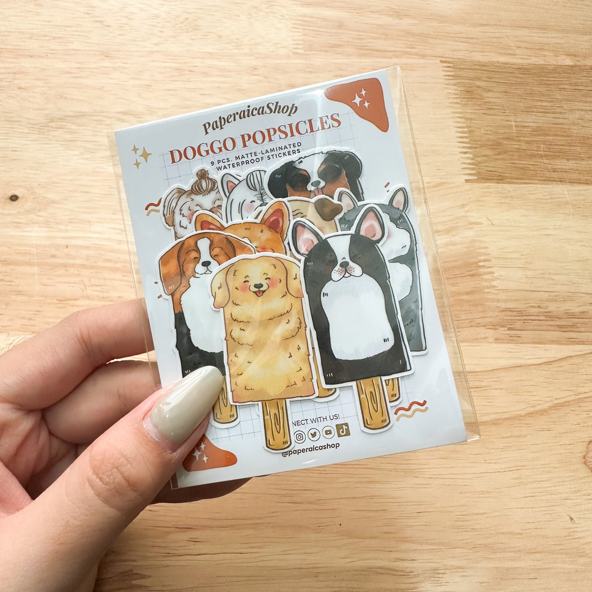 PaperaicaShop Doggo Popsicle Sticker Pack