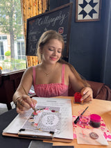 Sip & Script Calligraphy Workshop with Alma Roberts