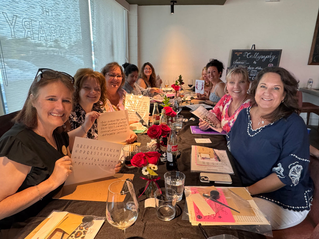 Sip & Script Calligraphy Workshop with Alma Roberts