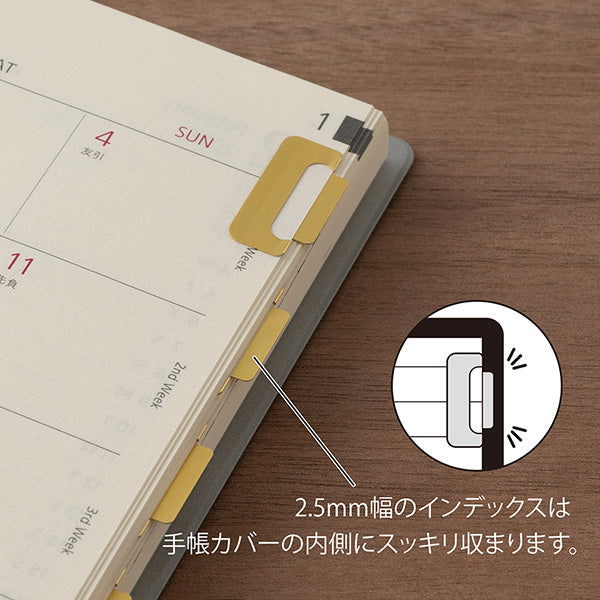 Midori Chiratto Index Clips - M