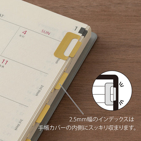 Midori Chiratto Index Clips - M