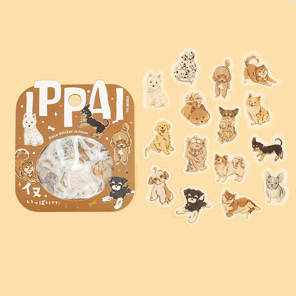 BGM IPPAI Dog Flake Sticker