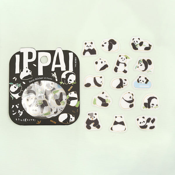 BGM IPPAI Panda Flake Sticker