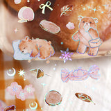 IRIDE Bear PET Sticker - 3 sheets