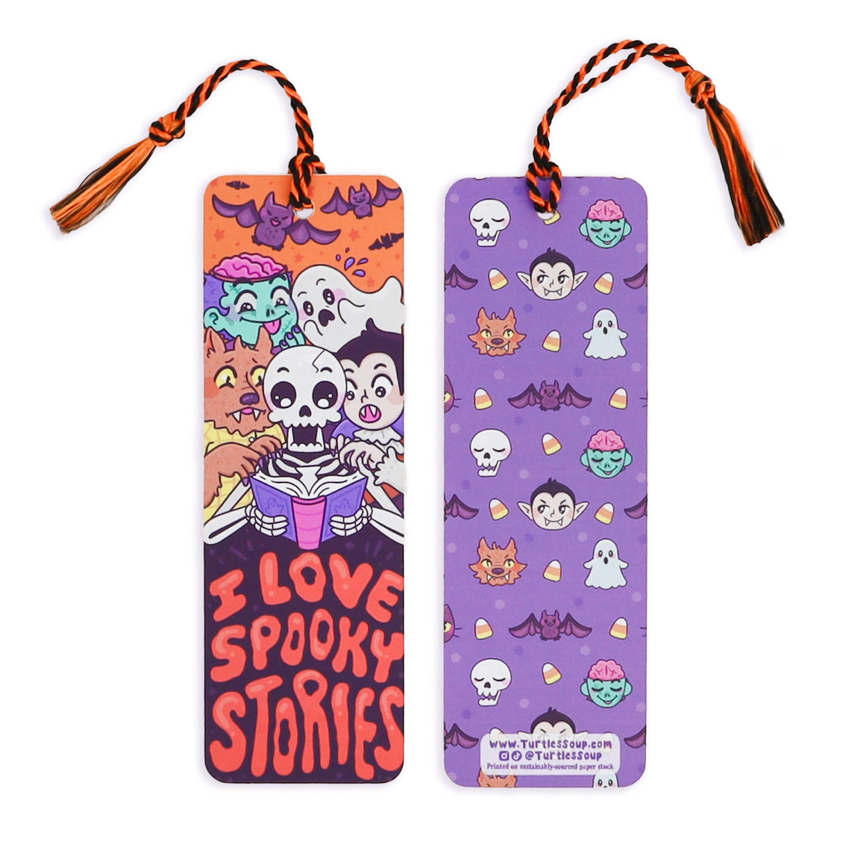 Hold your spot in style with our fun and funky bookmark collection! Whether you prefer romance, fantasy, or science fiction, our bookmarks will fit perfectly between the pages of your favorite novel.

🐢 Bookmark is printed on sustainably-sourced premium ultra-thick card stock with soft-touch matte texture

🐢 Unique design on the front and back

🐢 Bookmark measures 2" x 6"

🐢 Copyright © 2025 Turtle's Soup. All Rights Reserved.