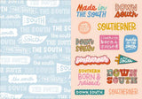 I Love the South Sticker Book