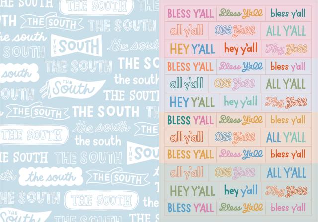 I Love the South Sticker Book