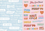 I Love the South Sticker Book