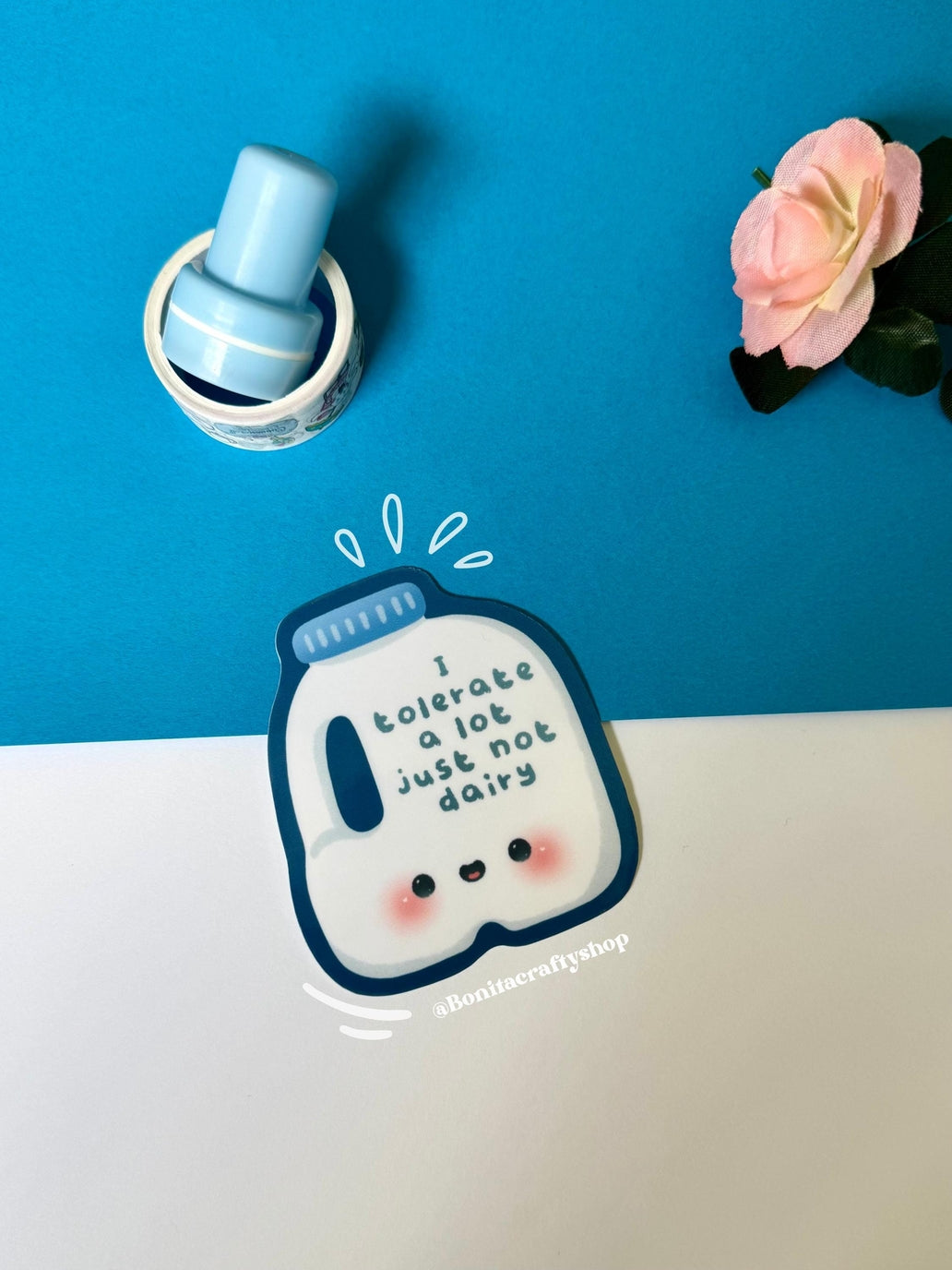 Bonita Crafty Shop - I Torelate A Lot Just Not Dairy Vinyl Sticker