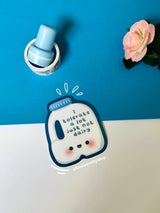 Bonita Crafty Shop - I Torelate A Lot Just Not Dairy Vinyl Sticker